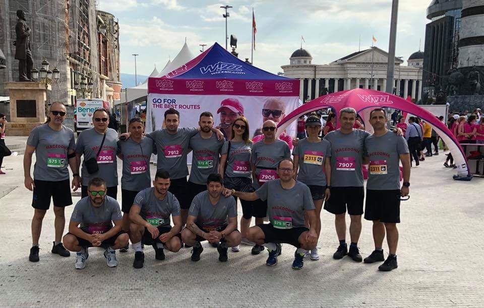 Punonjësit e “M-NAV” morën pjesë në maratonën Wizz Air Shkup