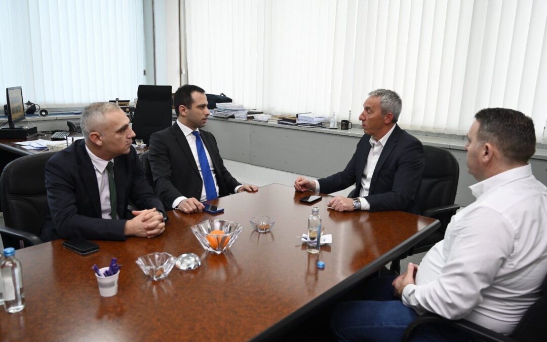 Visit to M-NAV, GOJSC by Mr. Blagoj Bochvarski, the Minister of Transport and Communications