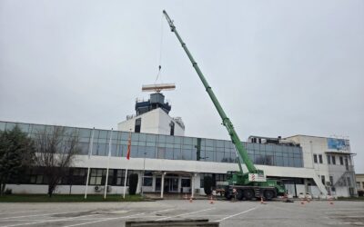 Започна процесот на демонтажа на стариот и неупотреблив радар на Меѓународниот Аеродром Скопје